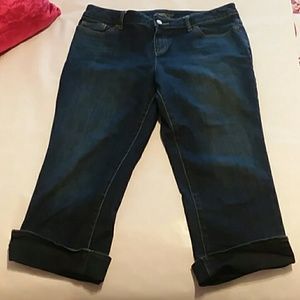 Simply Vera Vera Wang Straight Cuff Jeans Size 12